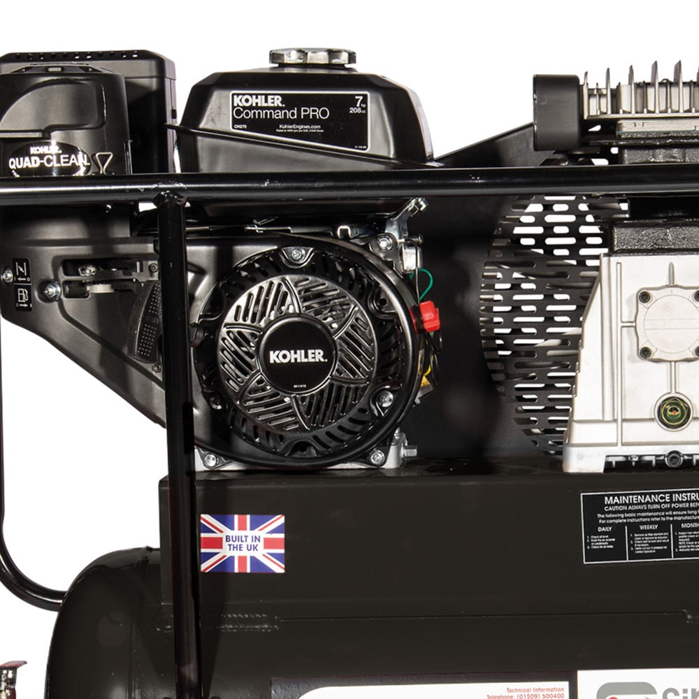 SIP ISKP7 Industrial Petrol Compressor 50L Image 2