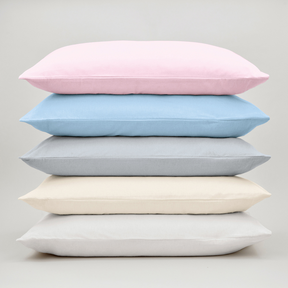 Helena Springfield Silver Brushed Cotton Pillowcase 2 Pack Image 3