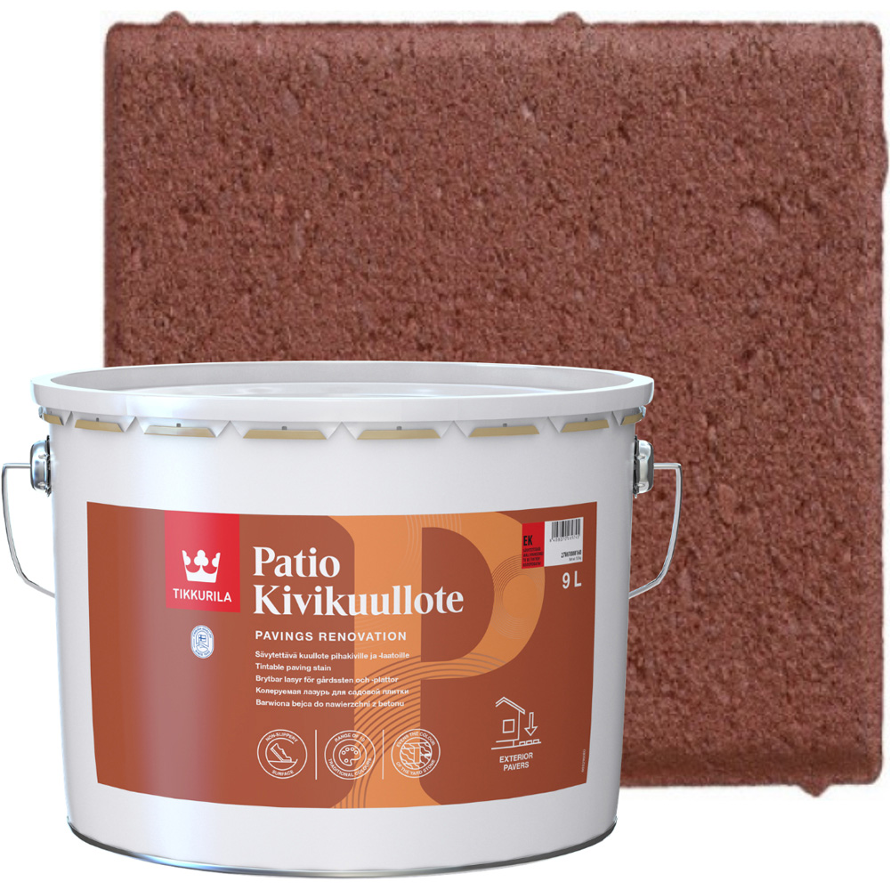 Tikkurila Patio Kivikuullote EK07 Patio Paving Stain 10L Image 4