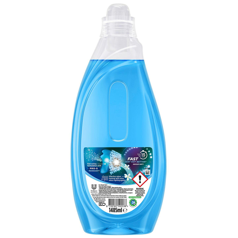 Persil Odour Defy Liquid Detergent 55 Washes 1.485L 2 Pack Image 3