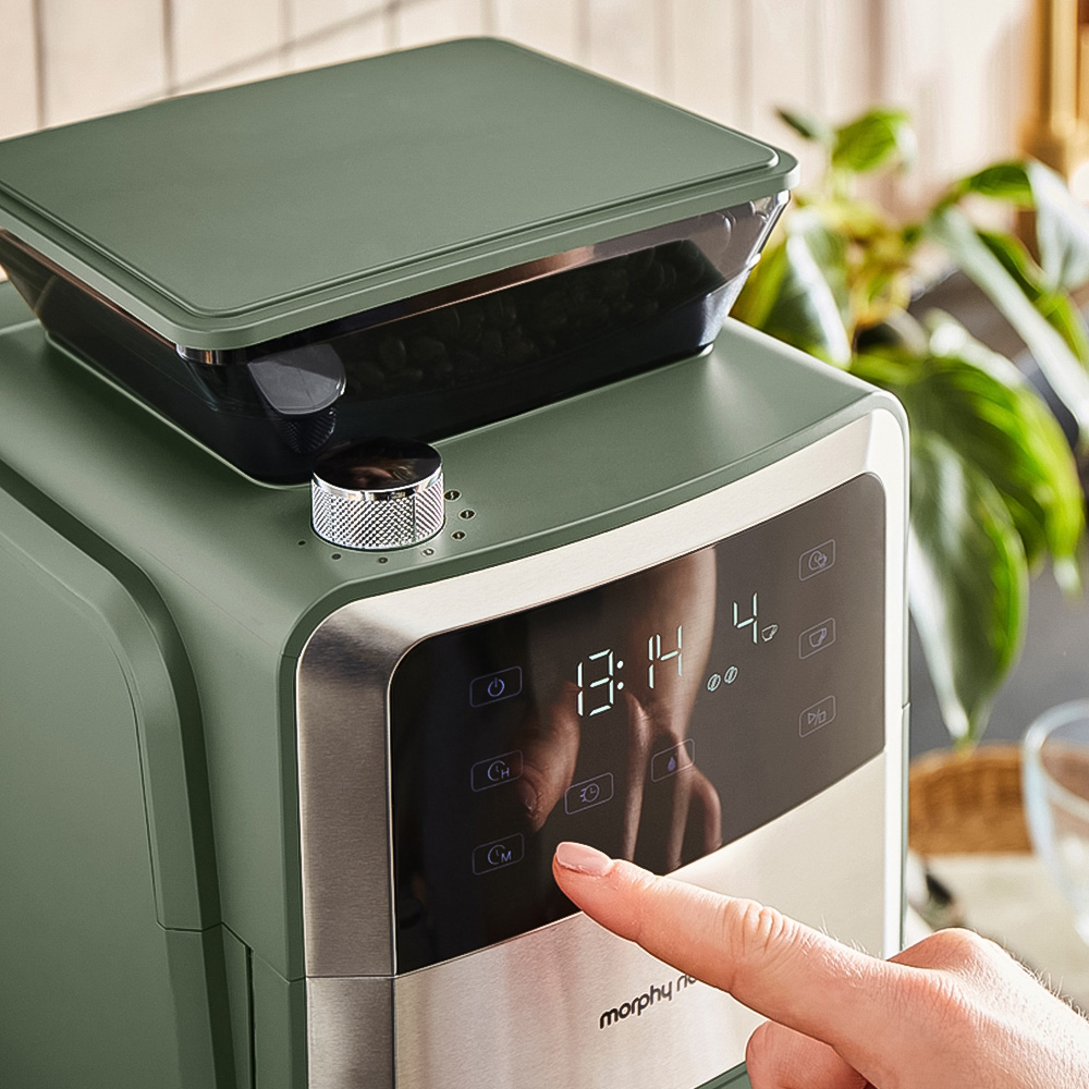 Morphy Richards Zino Grind and Brew 162108 Olivine 1.5L Automatic Filter Coffee Machine Image 4