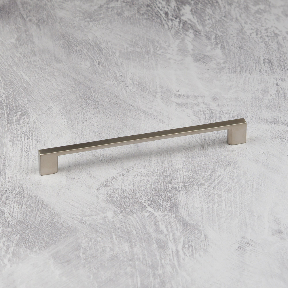 Handle & Home Matt Nickel Square D Handle 160mm Image 3