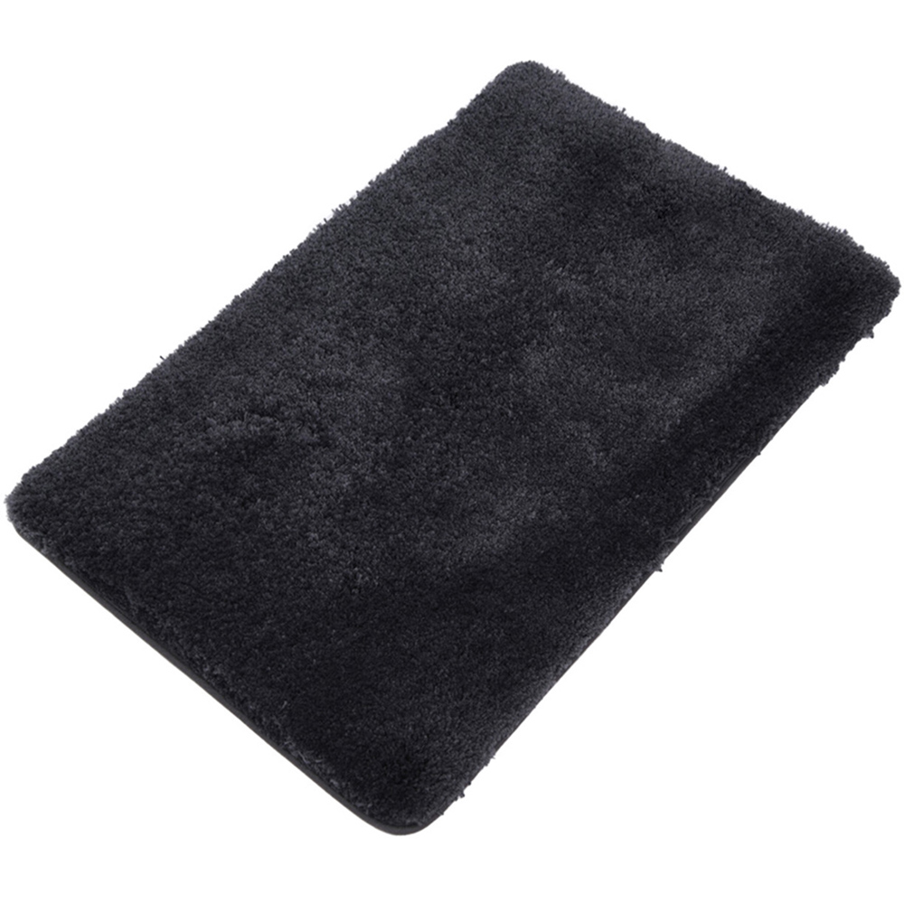 Deluxe Microfibre Bath Mat - Dark Grey Image