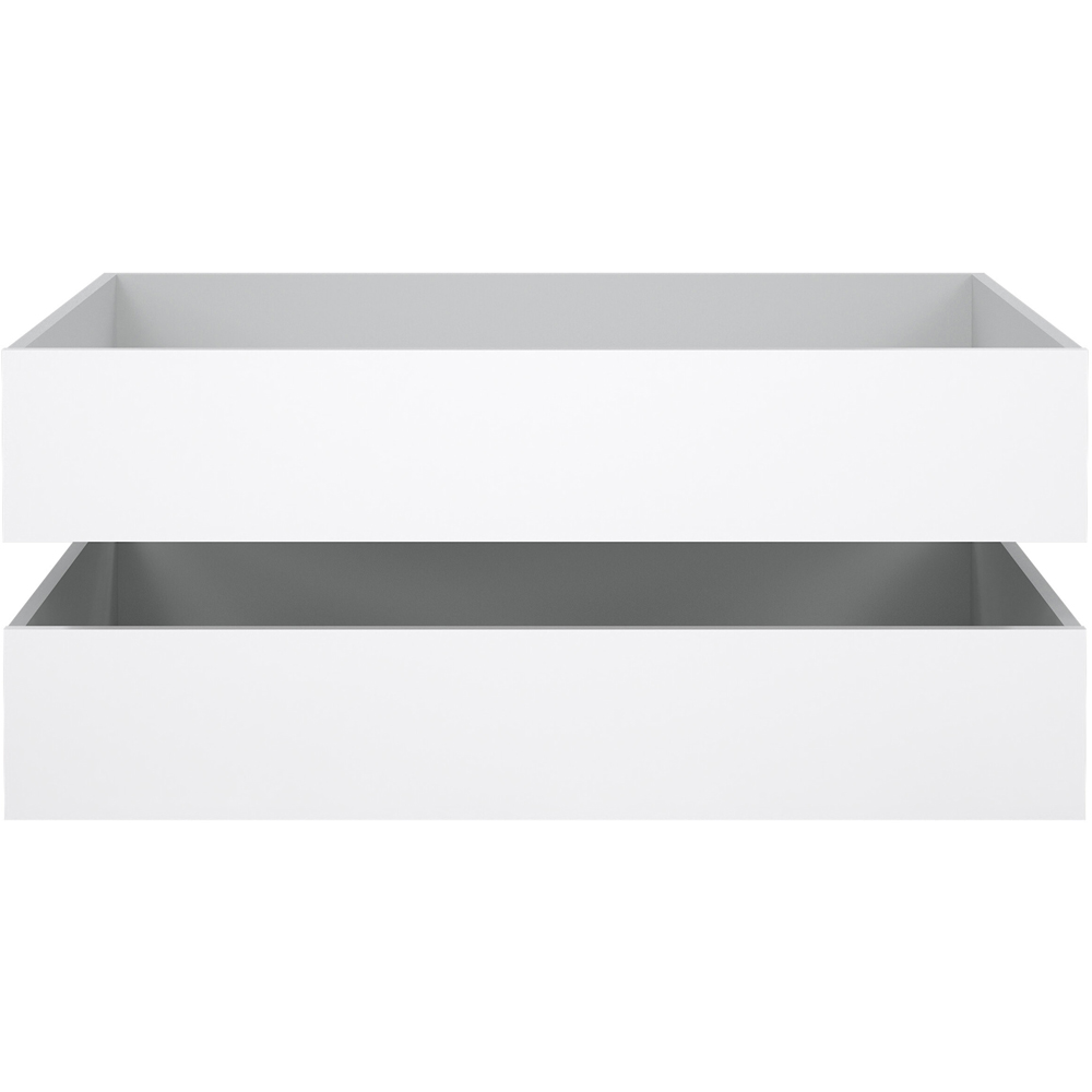 Florence White High Gloss Underbed Drawer Set of 2 Image 5