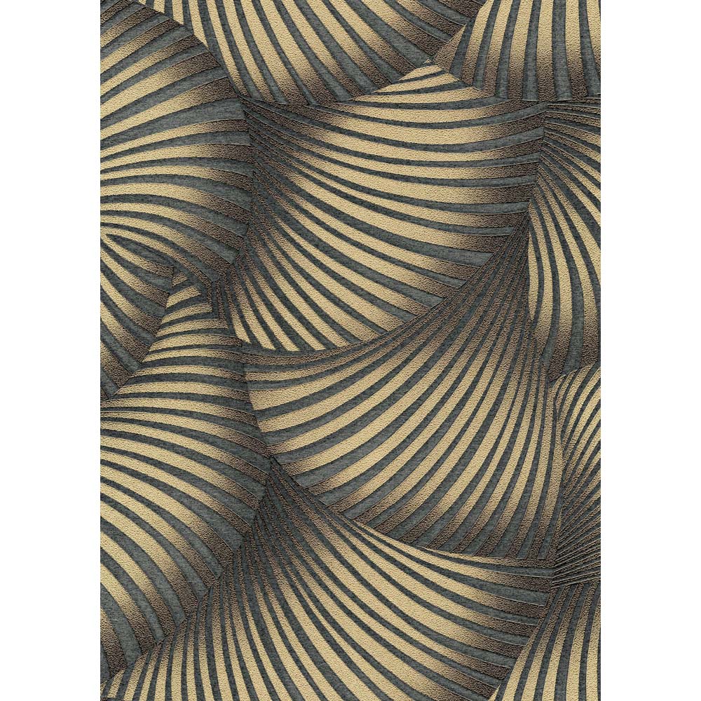Erismann Twill Black Vinyl Wallpaper Image 4