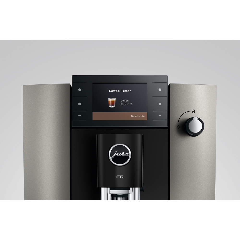 Jura E6 15854 Dark Inox Bean-to-Cup Coffee Machine Image 9