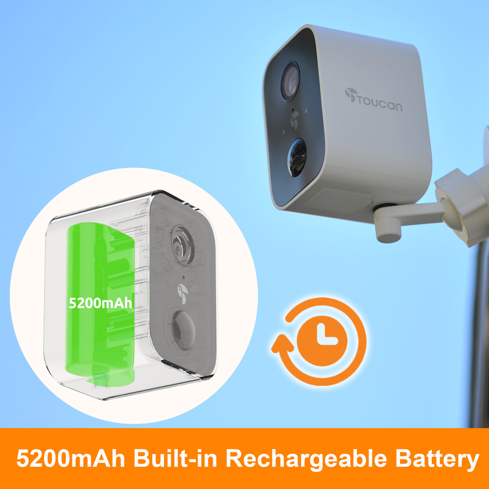 Toucan S2 Wireless Camera with Solar Panel Charger Image 3