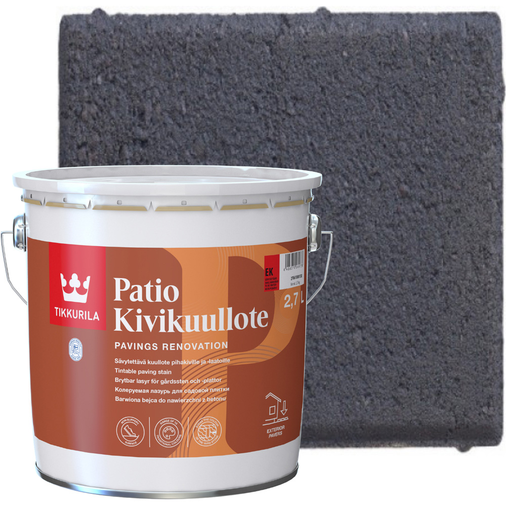 Tikkurila Patio Kivikuullote EK03 Patio Paving Stain 3L Image 4