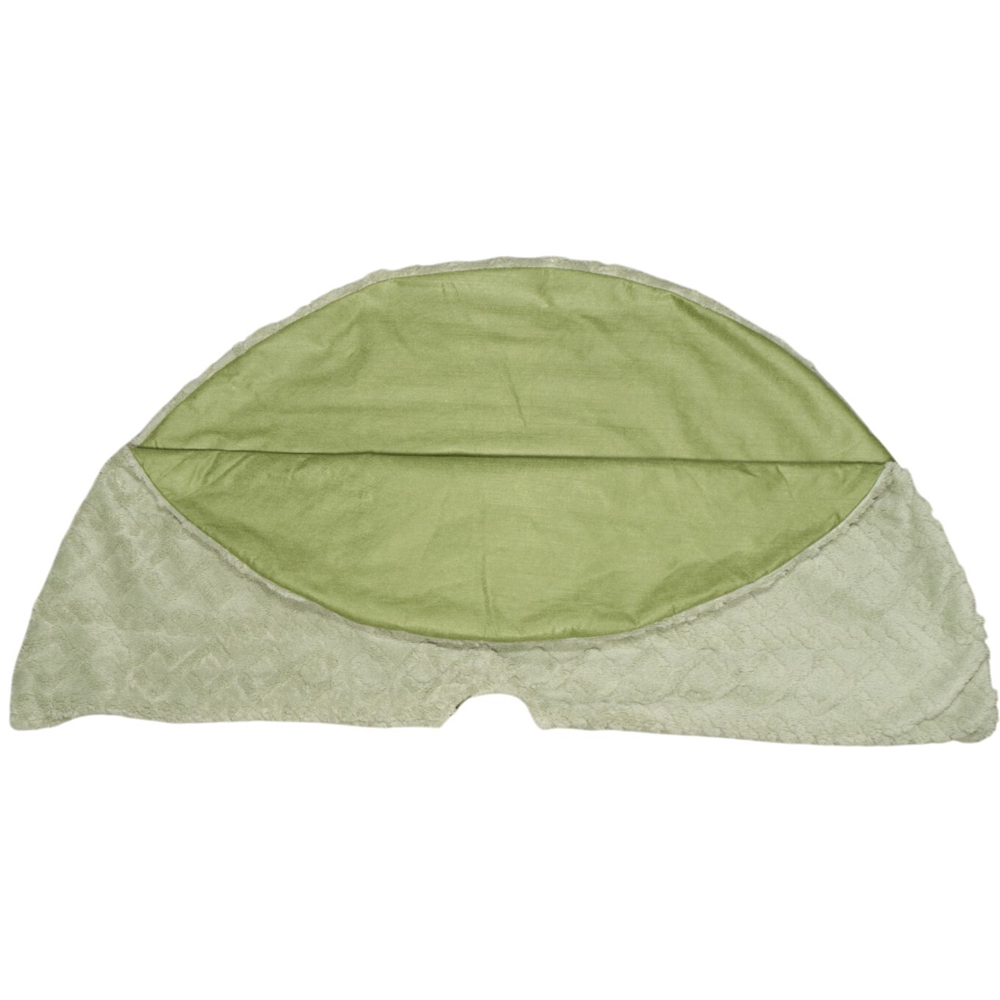 Embossed Tree Skirt Sage Image 4