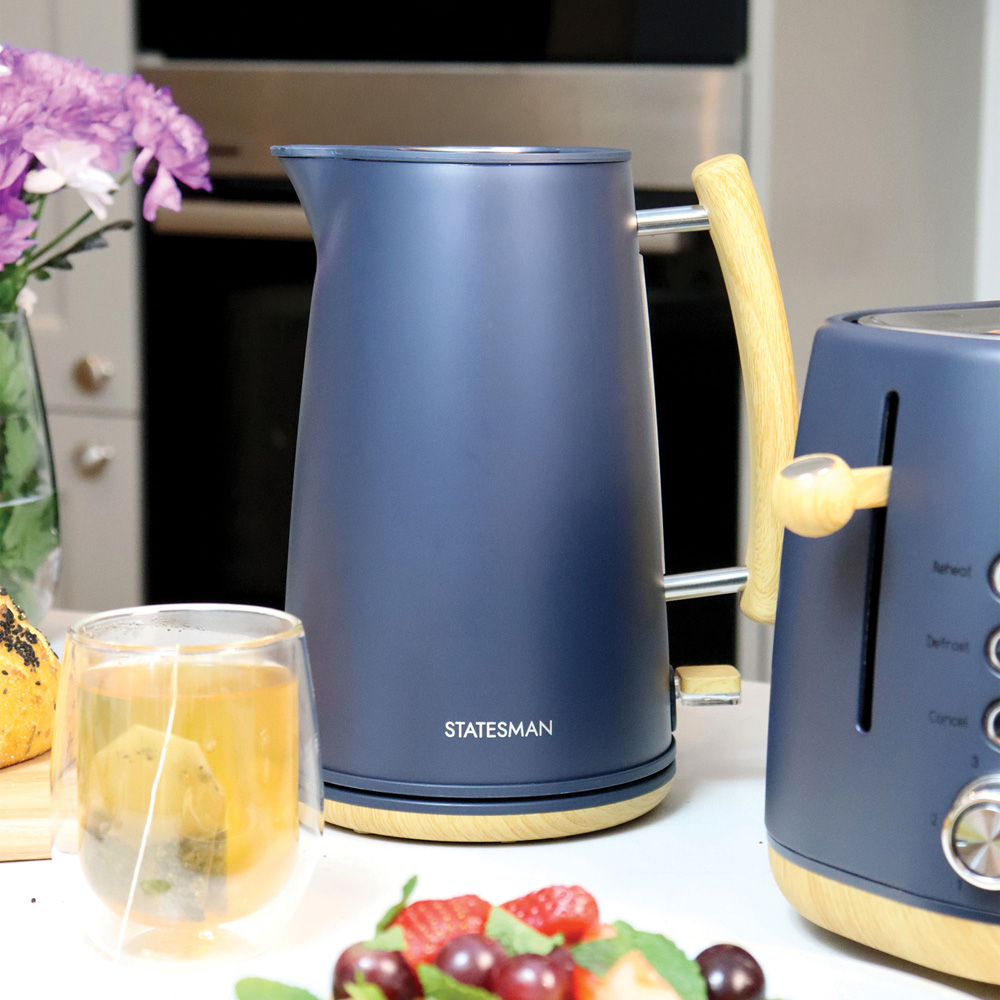 Statesman SKK00153NB Navy Blue Scandi Design 1.7L Jug Kettle 3000W Image 2
