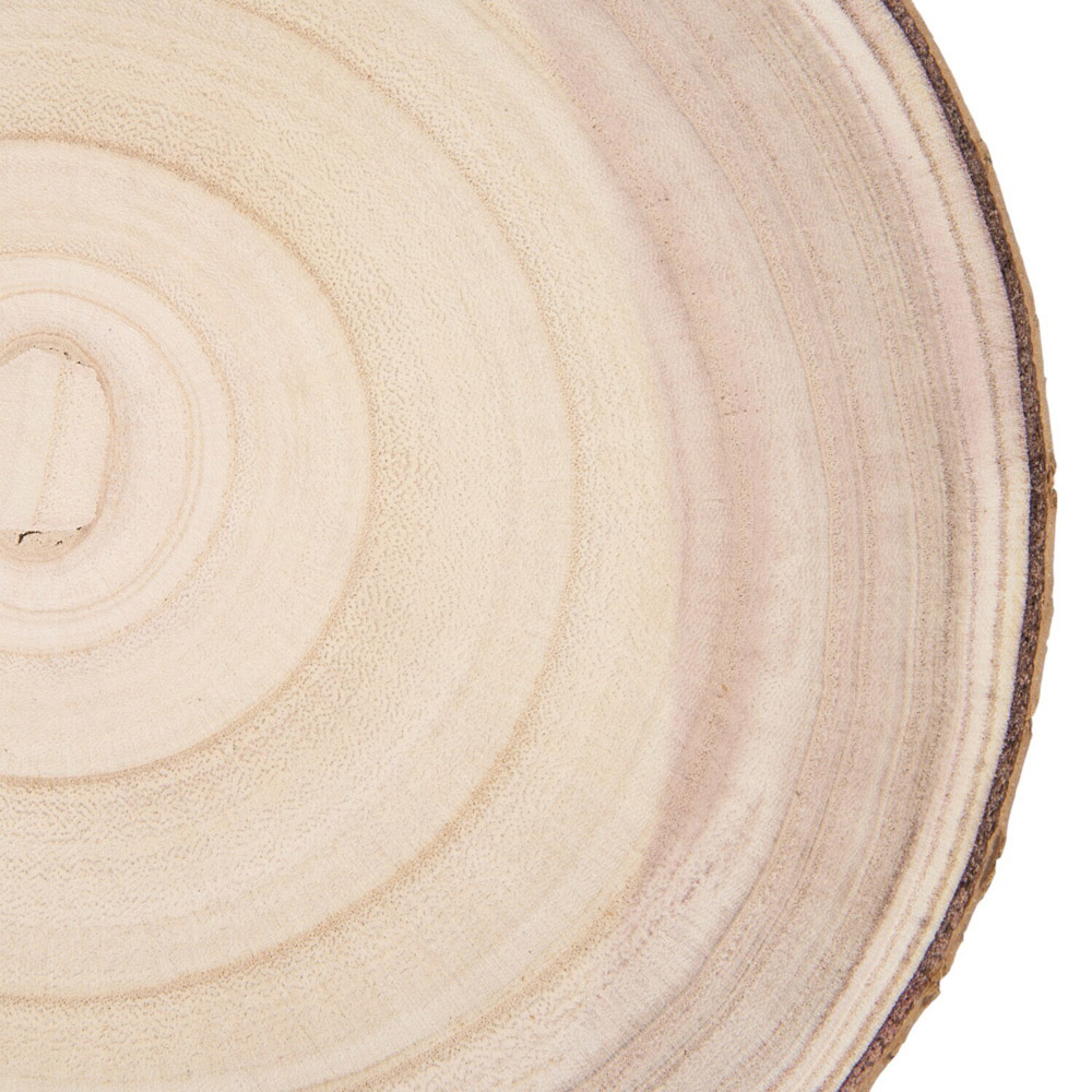 Paulownia Wooden Log Decoration Natural 26cm Image 2
