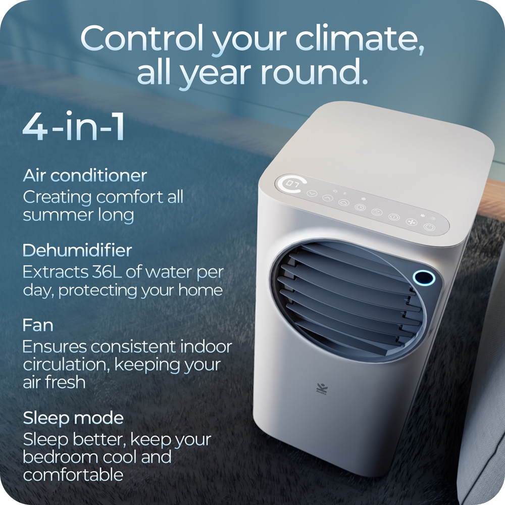 Avalla S-770 Portable Air Conditioner 4-in-1 Unit, 3250W Image 5
