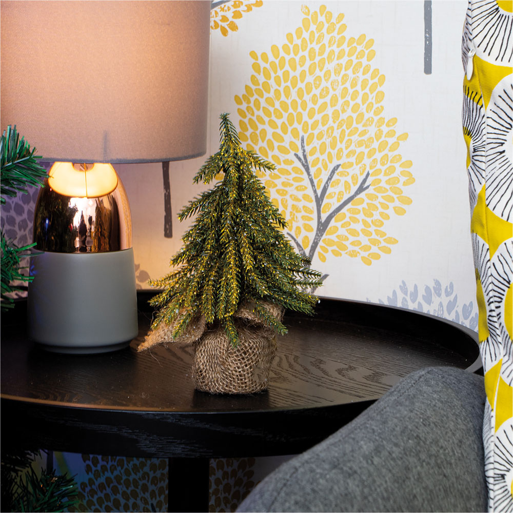 St Helens Gold Finish Decorative Christmas Tree 20cm Image 2