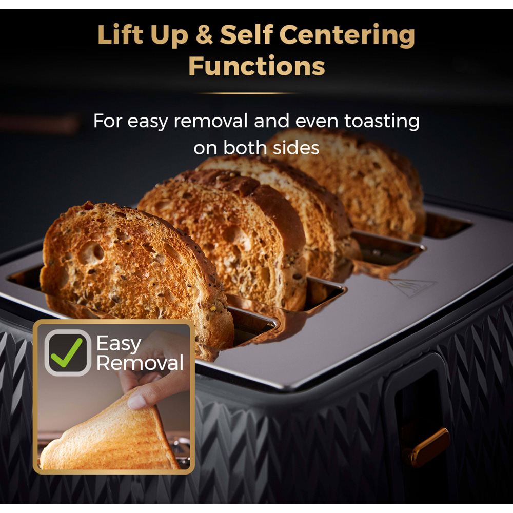 Tower Empire EEJB323 4 Slice Toaster and 1.7L Kettle Set Image 6