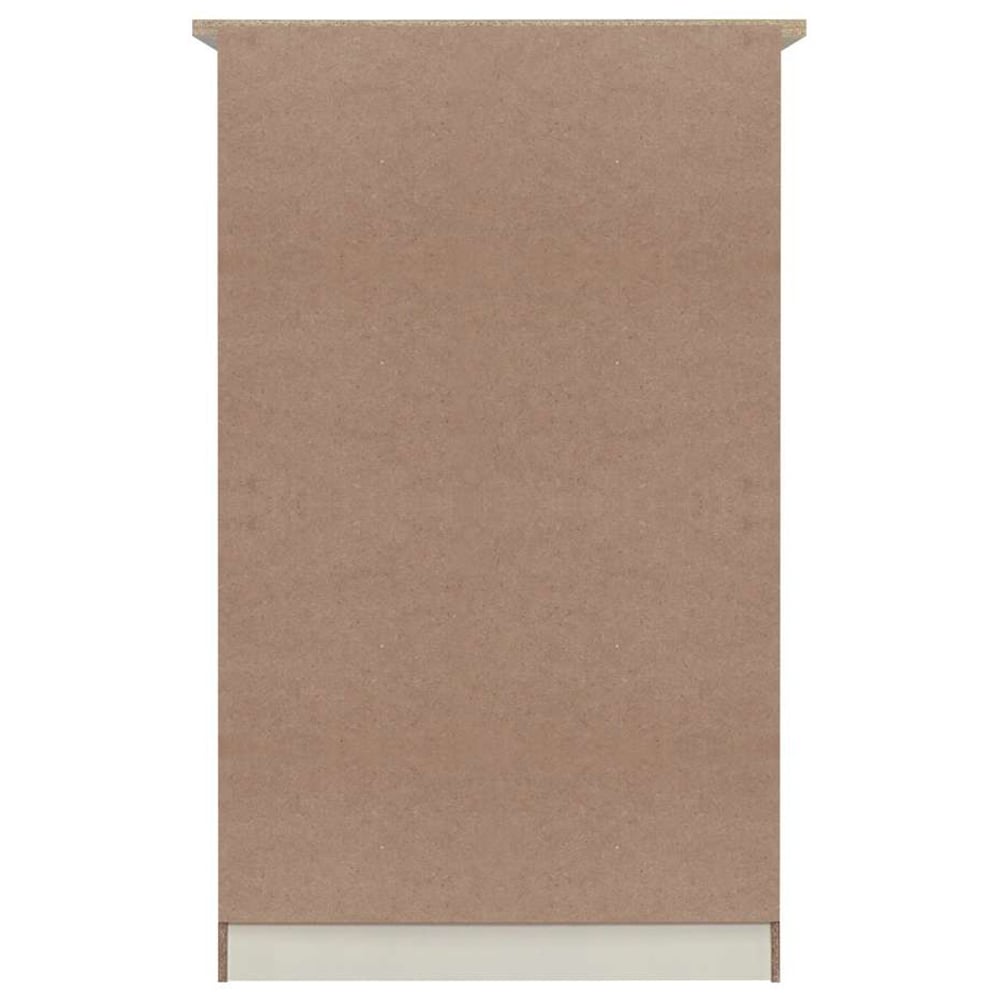 Highgate 3 Door Cream and Oak Wardrobe Image 4