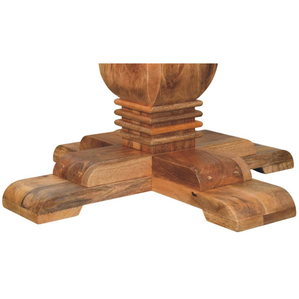 Artisan Furniture Valentina Chestnut 2 Seater Round Mango Wood Dining Table Image 4