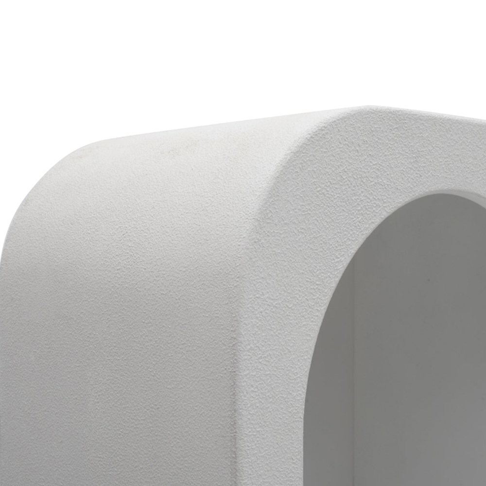 IH Design Udaipur 6 Shelf White Tall Bookcase Image 3