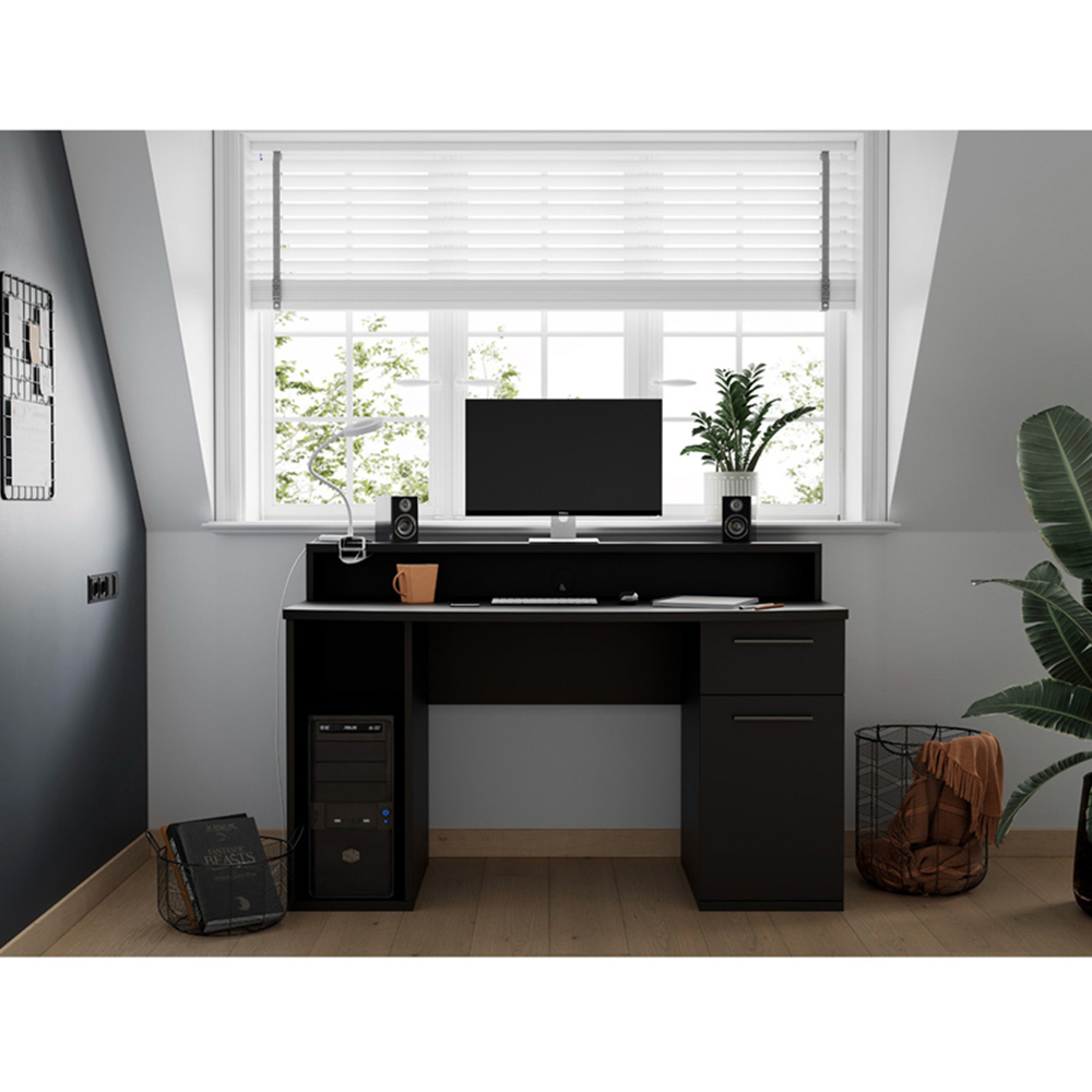 Flair Power Z Colour Changing LED Compact Gaming Desk Black Image 5