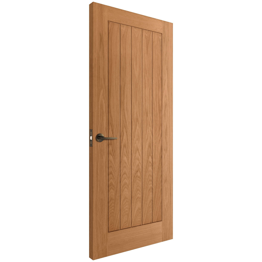 Farley Oak Veneer Fully Finished Cottage FD30 Internal Fire Door 1981 x 762 x 44mm Image 4