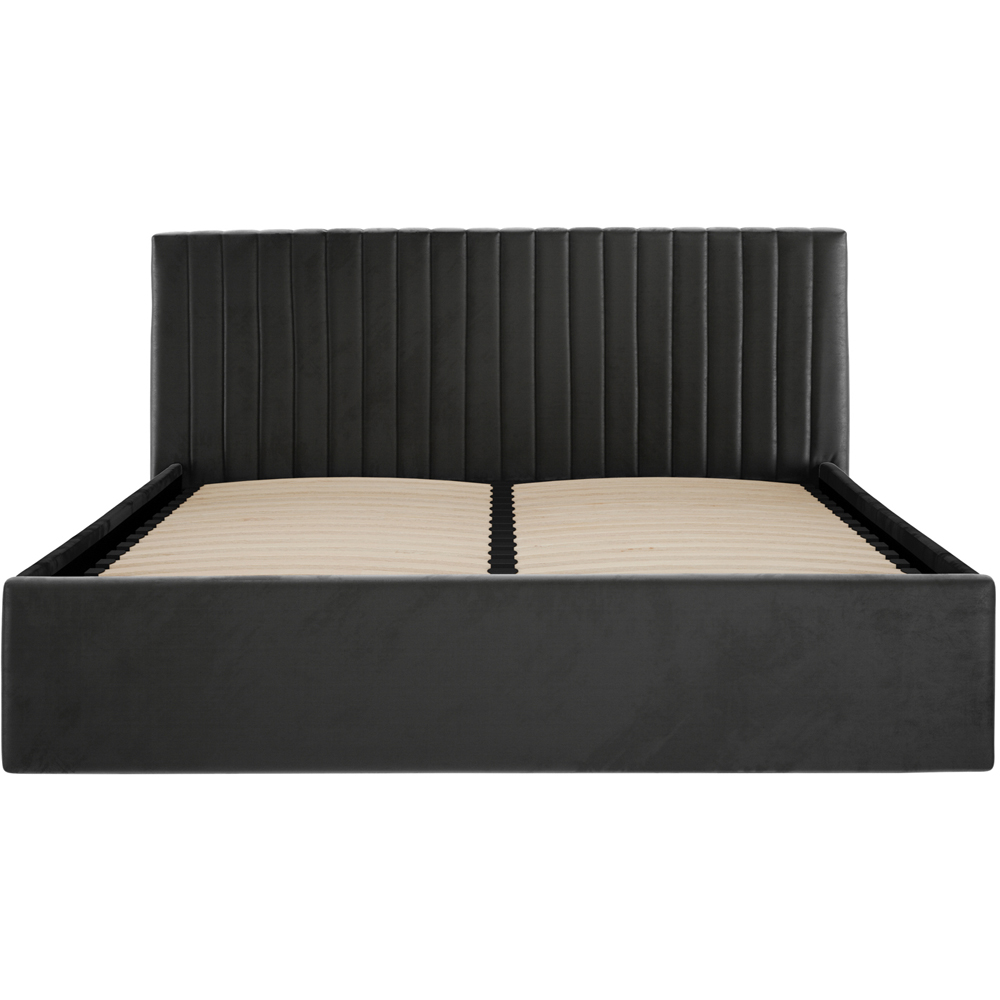 LPD Home Berlin Black Double Ottoman Bed Image 4
