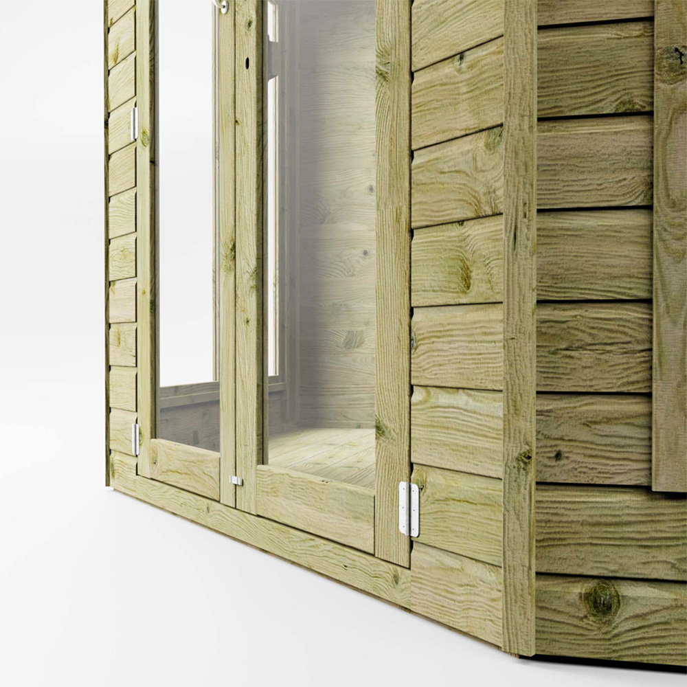 Mercia 9 x 9ft Double Door Premium Corner Summerhouse Image 5