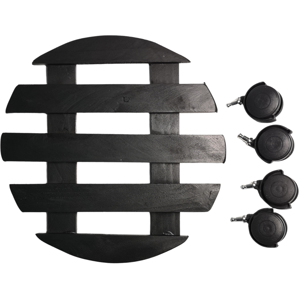 Samuel Alexander Round Black 28cm Pack of 2 Image 3