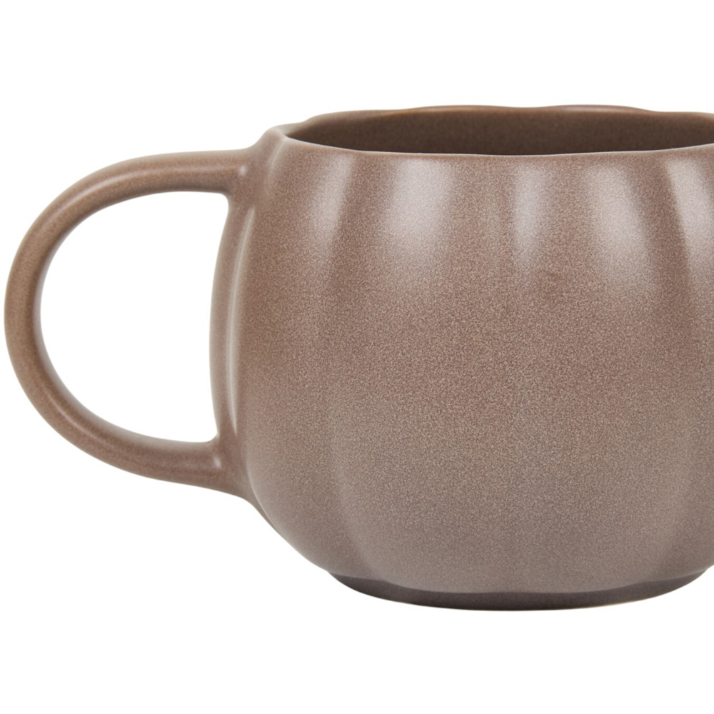 Reactive Glazed Pumpkin Mug Image 6