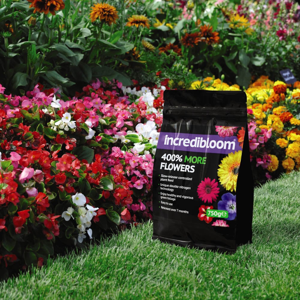 Thompson and Morgan Incredibloom Flower Plant Garden Fertiliser 750g Image 2