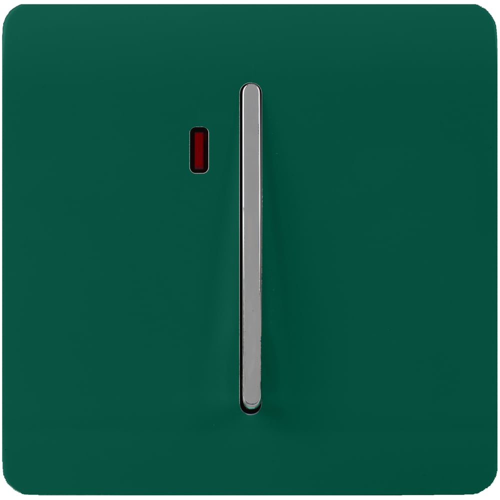 Trendi Switch 1 Gang 20amp Dark Forest Green Rocker Switch Image 1