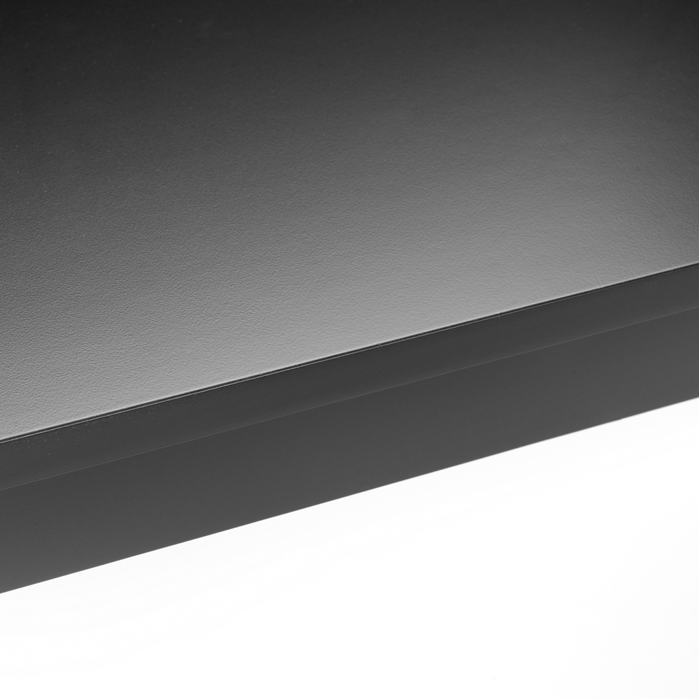 Julian Bowen Hudson 4 Seater Dining Table Black Image 5