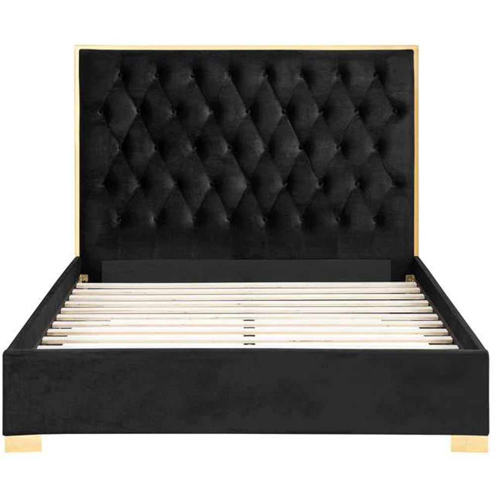 Birlea Chelsea Double Black Bed Image 5