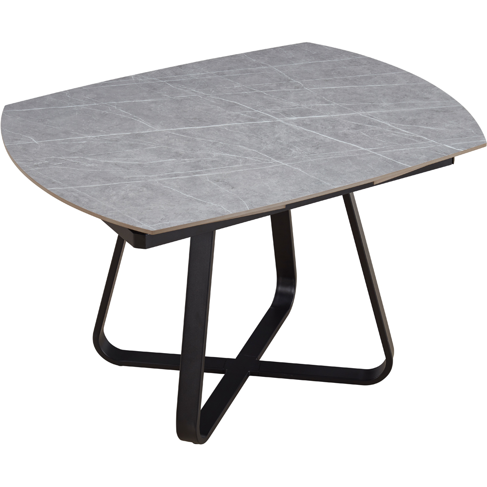 DS Living Arden 6 Seater Dining Table White Veined Marble Image 4