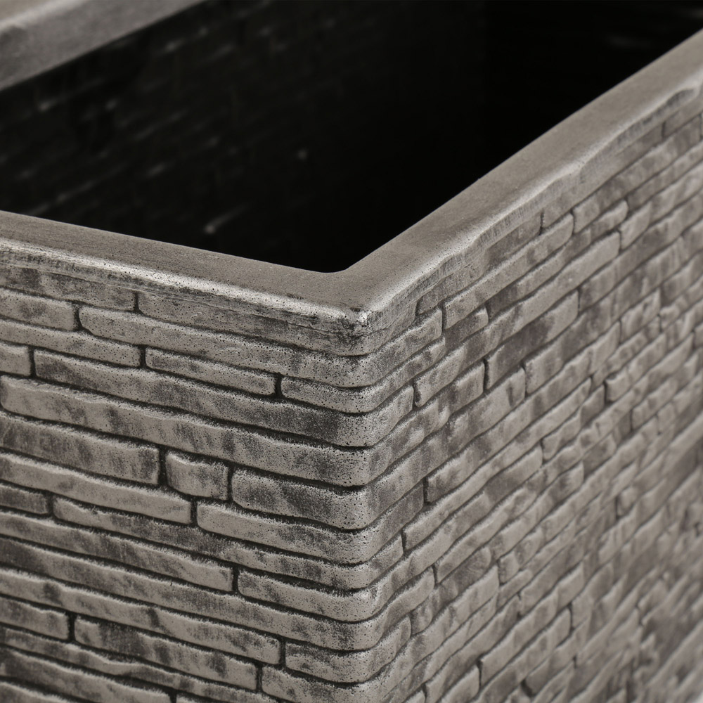 Charles Bentley Slate Pewter Trough Planter Image 5