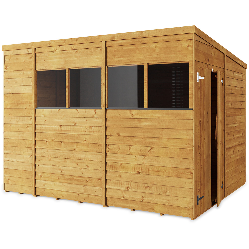 StoreMore 10 x 8ft Double Door Overlap Pent Shed Image 2