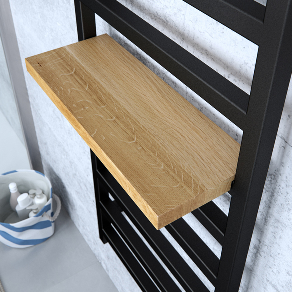 Terma Simple One Heban Black Electric Towel Rail 1080 x 500mm Image 5