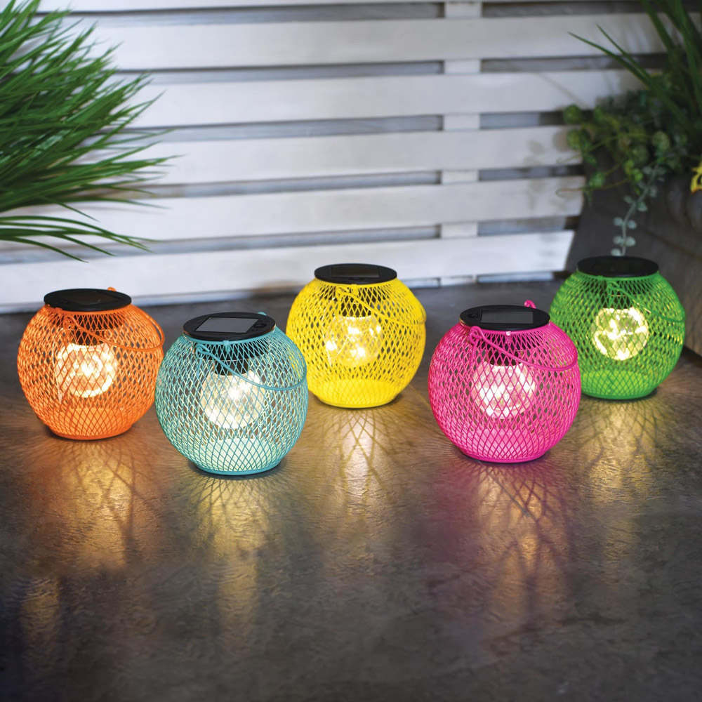 Small Solar Mesh Lantern Image 2