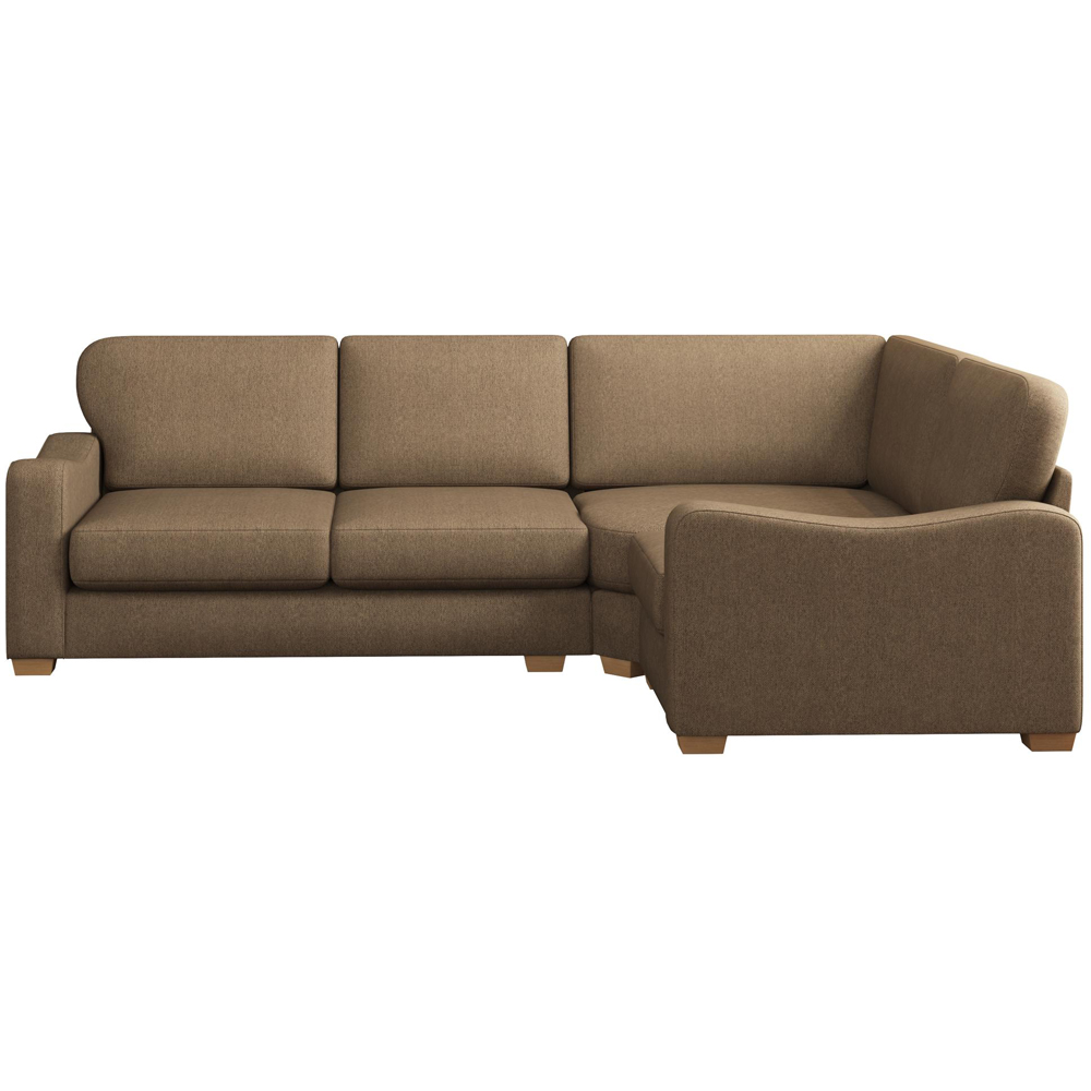 Theadford 3 Seater Venice Nutmeg Fixed Back Right Hand Corner Sofa Image 2
