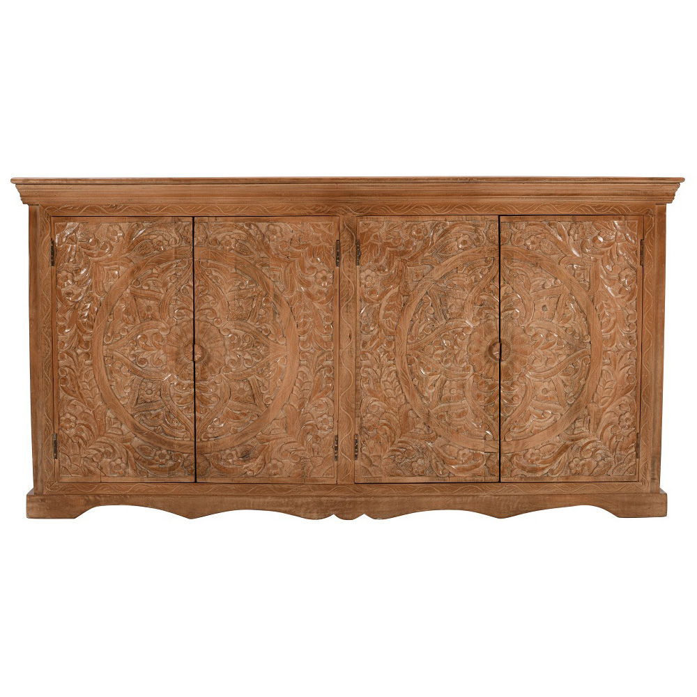 Brooklyn Adair 4 Door Mango Wood Sideboard Image 2