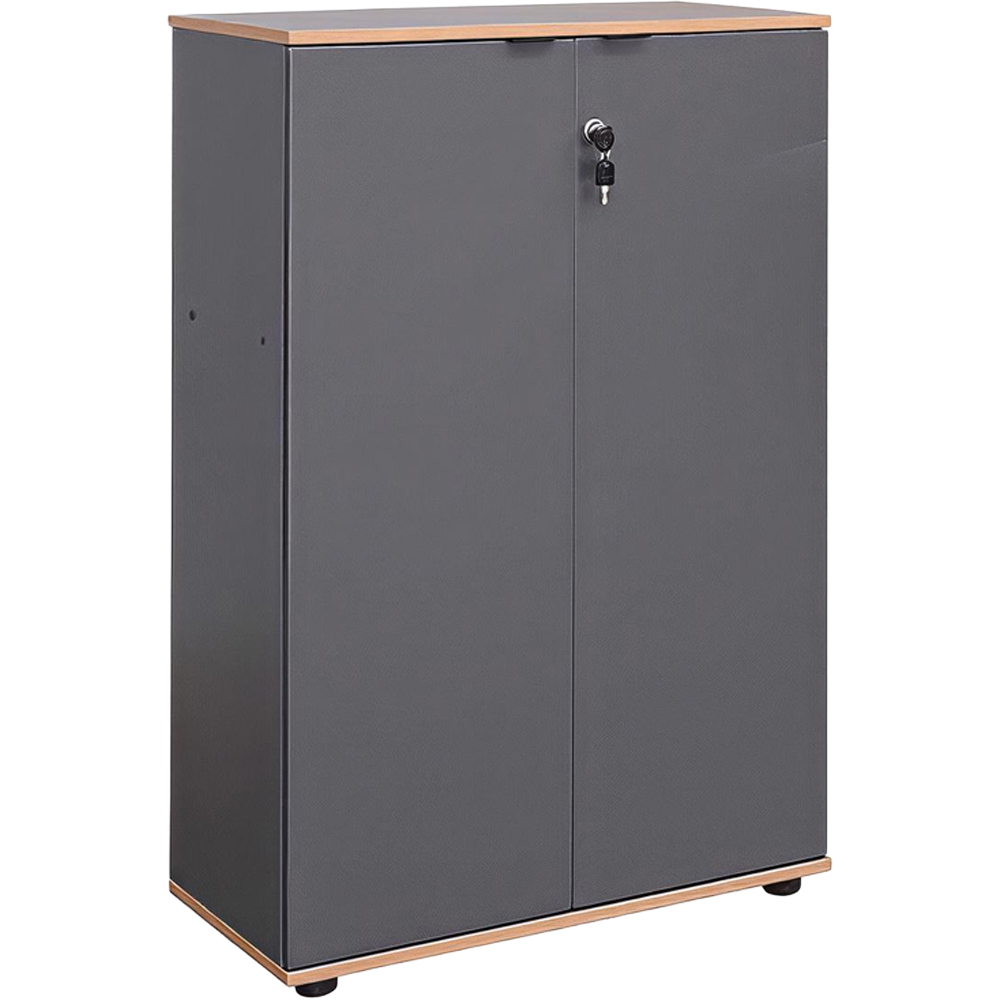 FWStyle 2 Door Anthracite Grey Filing Cabinet Image 2