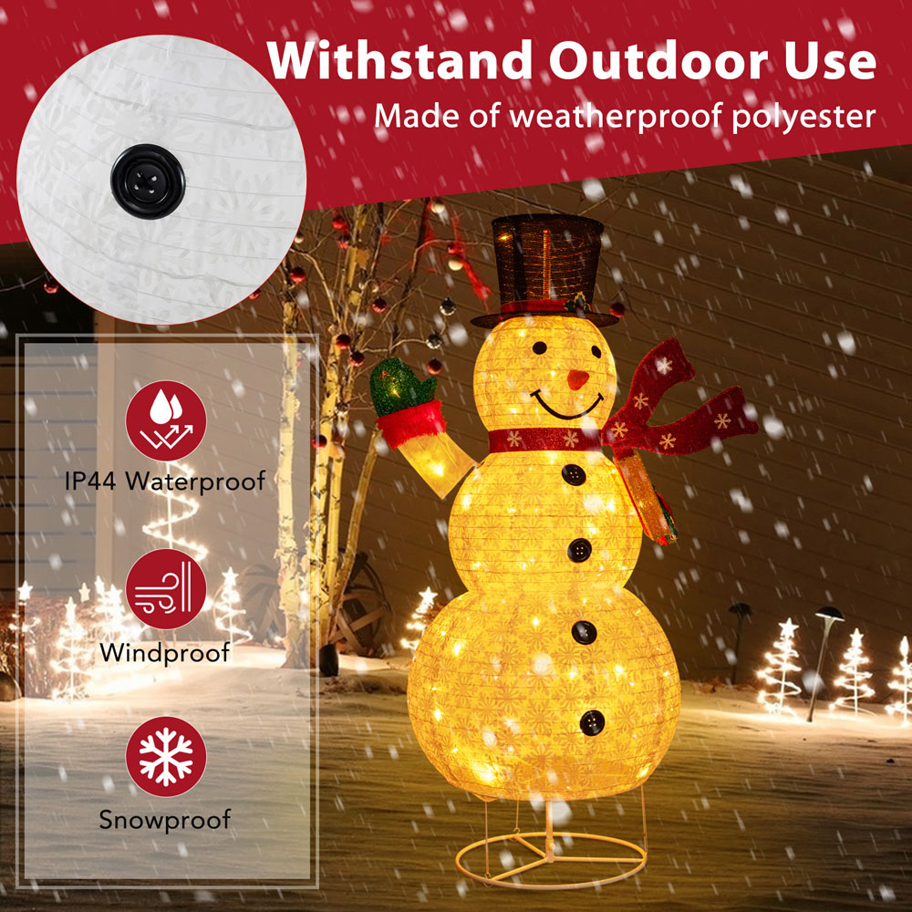 Costway LED Snowman Outdoor Christmas Decoration 6ft Image 8