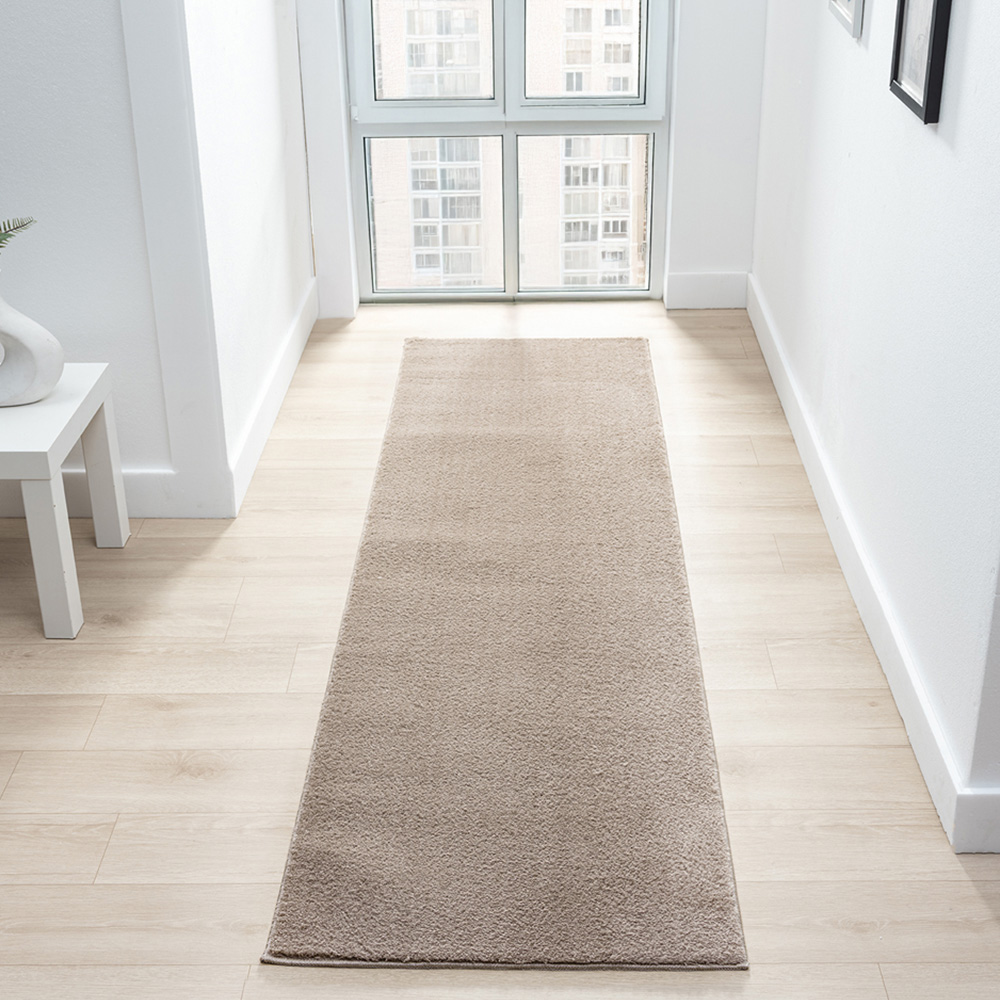 Desire Rugs Comfy Dark Beige Anti Slip Felt Backing Rug 80 x 120cm Image 6