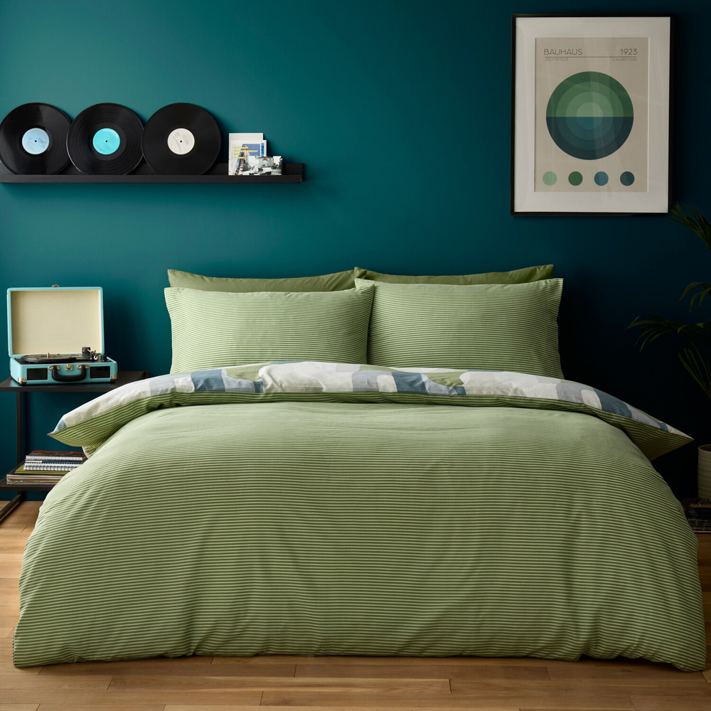 Abstract Geo Bedding Set Single Image 3