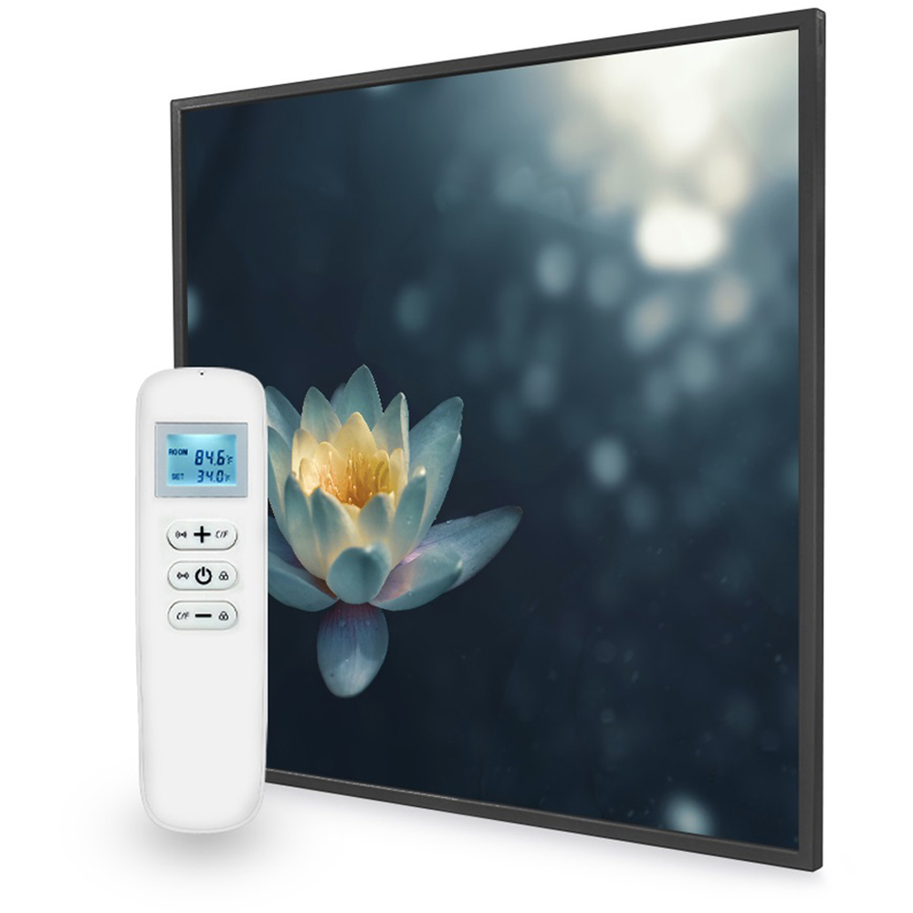 Mirrorstone Nexus Pond Lilly Picture Wi-Fi Infrared Heating Panel 350W 595 x 595mm  Image 3