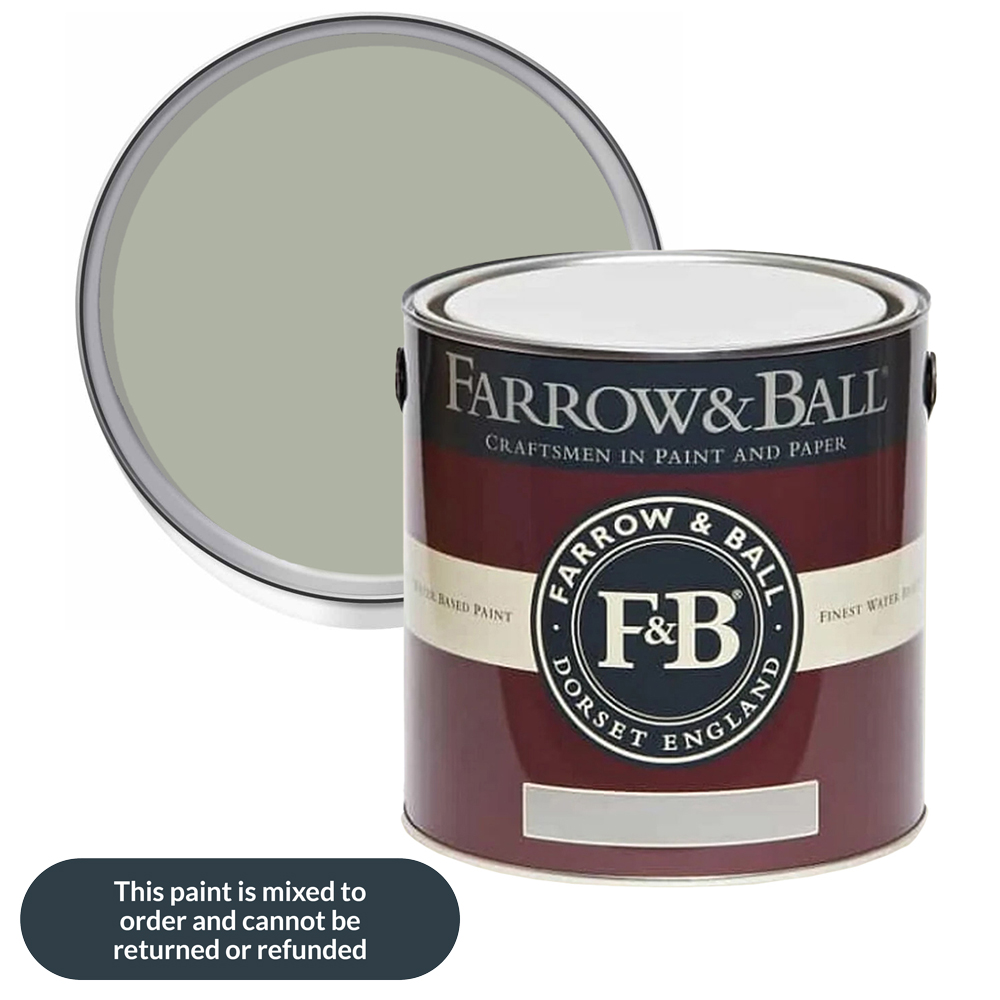 Farrow & Ball Estate Walls and Ceilings Blue Grey Matt Emulsion Paint 2.5L Image 1