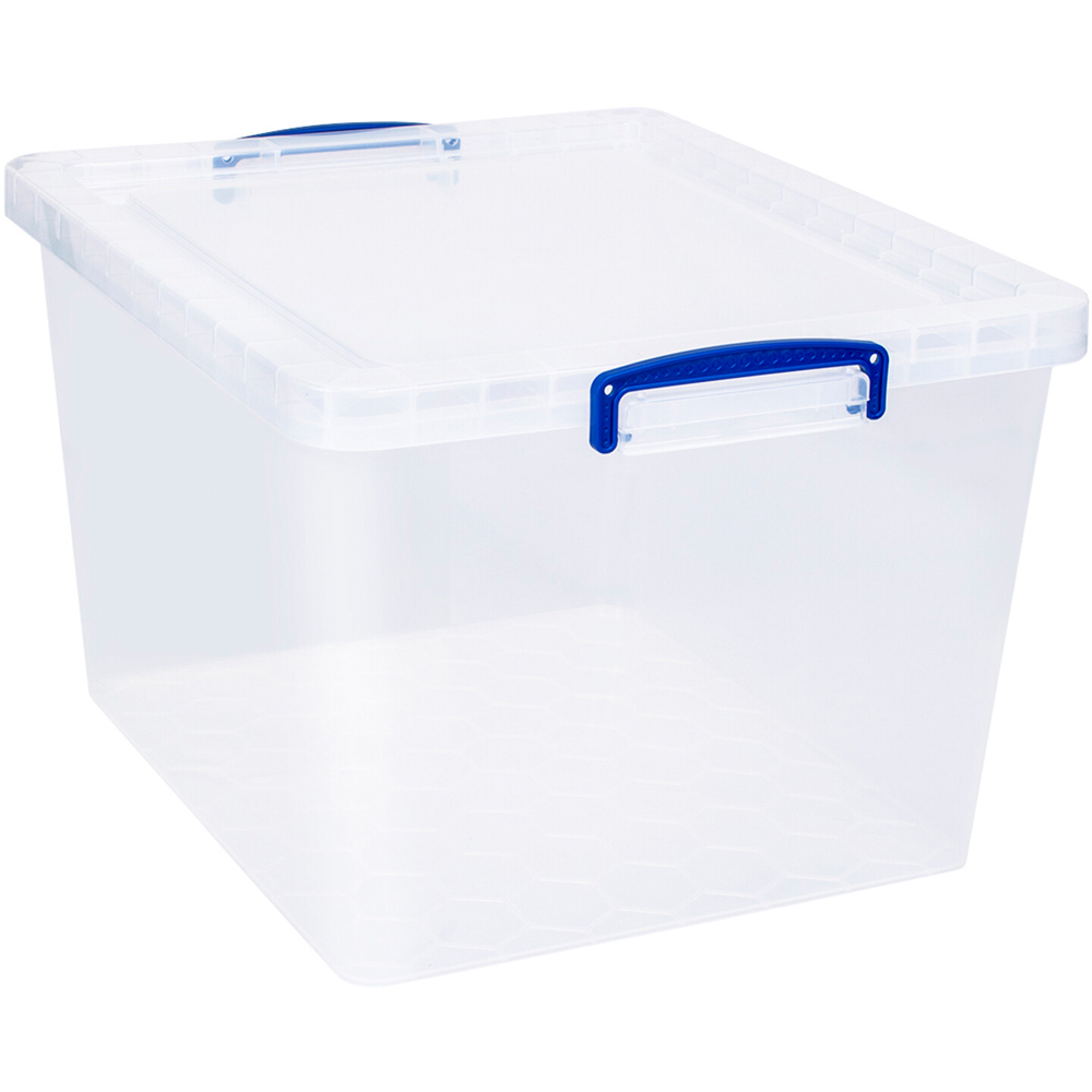 Pack of 3 Really Useful Storage Boxes Clear Image 4