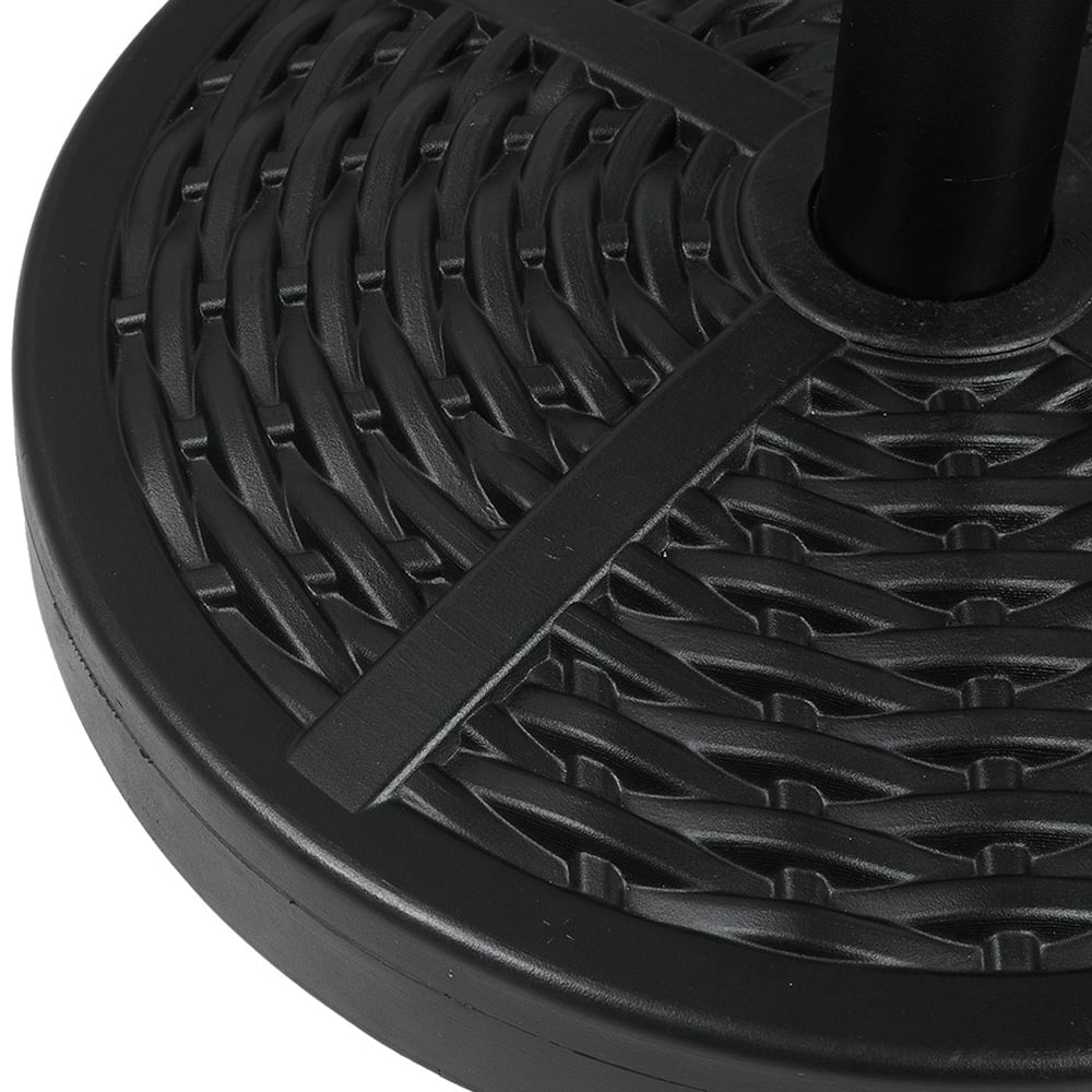 Living and Home Weave Effect Heavy Duty Round Umbrella Base 20kg Image 4