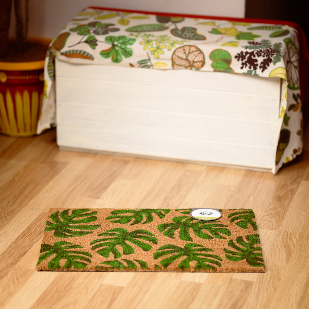 Coco & Coir My Monstera Coir Door Mat 40 x 60cm Image 2