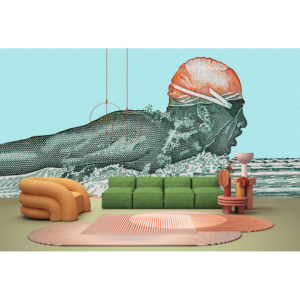 A.S Creation Aquaman Digital Mural Image 3