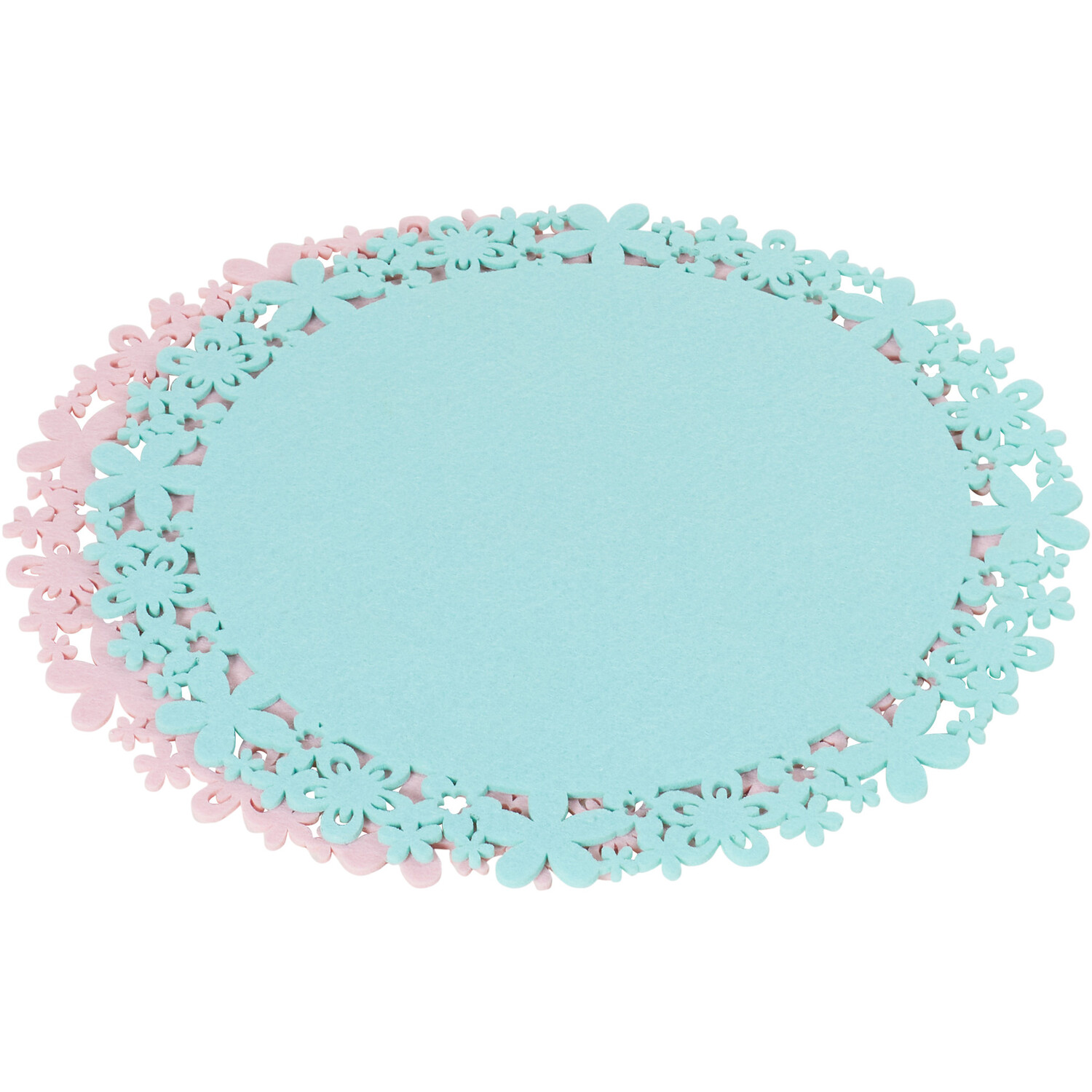 Pack of 2 Floral Felt Placemats Image 5
