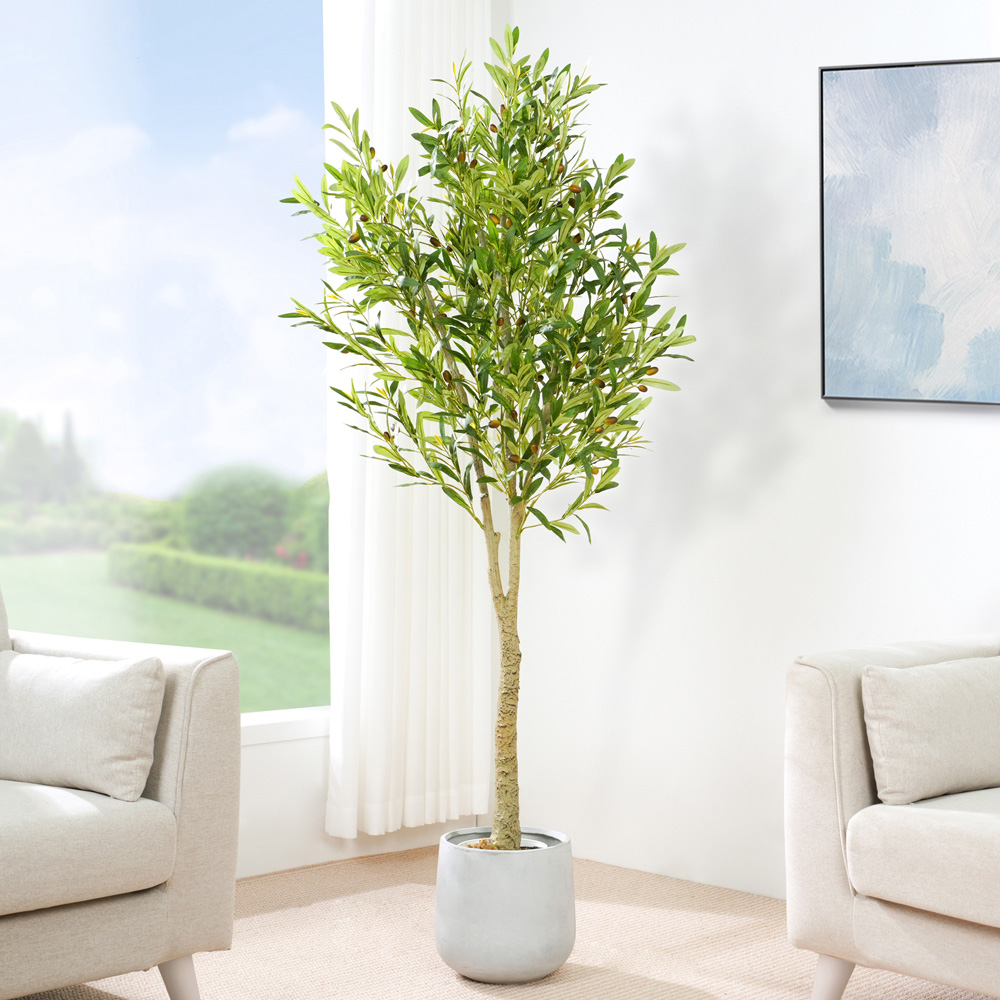 Olive Tree Indoor Artificial Plant 160cm Image 2